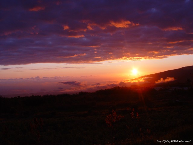 Couch&eacute;e de Soleil &agrave; la Plaine des Cafres (974)